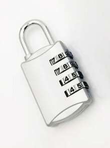 4-Digit Combination Lock, Keyless, Waterproof. Suitable For Helmet Lock, Locker, Various Boxes, Travel Gear