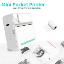 适用于 Android 和 IOS 的便携式迷你热敏照片打印机，适用于学习和办公，可立即打印给朋友，可作为返校日常礼物，工作清单、笔记，小巧轻便