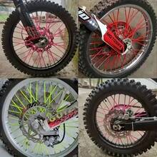 36 Pcs Motorcycle Wheel Rim Spoke Wraps, 6.7 Inches, Suitable For MX Motocross, Enduro, And Supermoto Bikes. - Multicolor - View 5