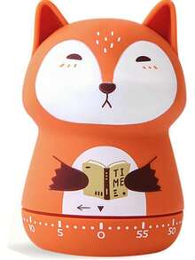 1pc Cartoon Animal Shaped Cooking Timer, Cute Mechanical Countdown Timer