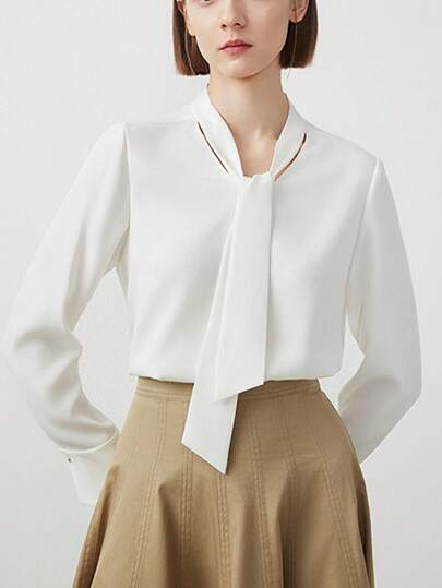 French Style Long Sleeve Blouse