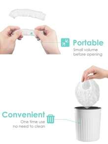 100PCS Disposable Shower Caps Individual Packing, Plastic Clear Hair Cap Large Thick Waterproof Bath Caps For Women, Hotel Travel Essentials Accessories