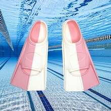 1pc Comfortable Silicone Swim Fins For Teenagers, Suitable For Swimming And Diving, Size Suitable For Beginner Adults, Please Order One Size Up, Beach Essentials, Beach Accessories, Pool Float