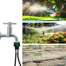 滴灌软管连接器专业微灌适配器农业灌溉配件 1/4 英寸滴灌管适用于太阳能灌溉系统套件