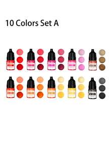 10 色/20 色蜡烛染料液，适用于 DIY 手工皂着色蜡烛制作染料颜料