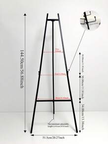 1pc Heavy Duty Metal Tripod Stand, Suitable For Wedding Welcome Arch, Poster Photo Display, Desktop Easel, Gallery Frame Holder, Wedding Ceremony Prop, Painting Easel, Shop Display Best Gifts,Wedding Decor,Home Decor ,Room Decor Party Favors Bride Birthday Graduation Birthday Decorations Party Decorations Bachelorette