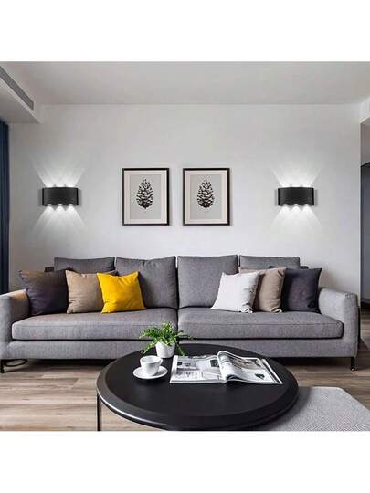 Pcs, Indoor Wand Light, Moderne Wit Verlichting Bedroom Bedside Lamp, Corridor ative Lights, Stairs, Living Room, Garage, Background view 2