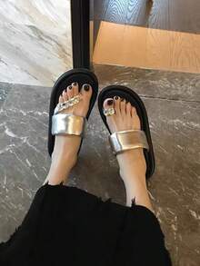 Women Sport Sandals - 銀色 - 查看 4
