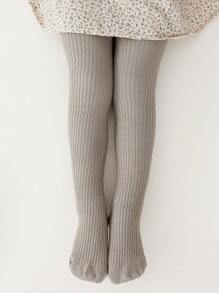 3/1 Pack Girls Toddler Ribbed Thermal Lined Tights, Classic Black/White/Gray, Soft & Comfortable, Fashionable & Versatile Leggings, Suitable For Toddler Autumn/Winter Daily Wear & Holidays