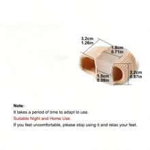 Soft Silicone Toe Separator Finger Divider, Toe Separator, Fits Any Age, Perfect For Shoes, No Discomfort