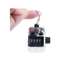 5pcs 2x4 Digit Counting Manual Hand Tally Number Counter Mechanical Click Clicker New - Silver - View 5