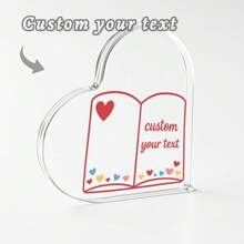 1 Stück acrylische Ornamente, witzige acrylische Hochzeitsgeschenkornamente - personalisierter transparenter Anhänger für beste Freunde, Freund, Brautjungfer, Trauzeugen - einzigartige Dekoration für Hochzeit, Junggesellenabschied, Verlobung, Jahrestag - individuelle Aufbewahrungsdekoration für Schreibtisch, Regal, Schlafzimmer - kreative und herzerwärmende Geschenkidee