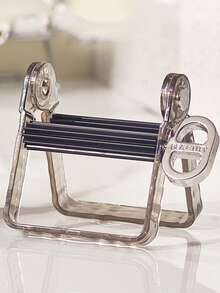 1 件豪华手动牙膏分配器，家用挤压器，适用于牙膏、洗面奶、化妆品、染发剂和油漆