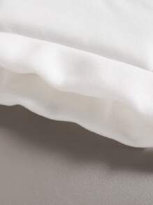 Toddler Letter Print Warm Crew Neck Sweatshirt And Sweatpants Set