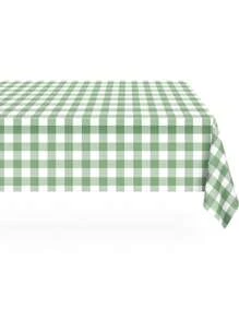 1pc, Disposable Plastic Tablecloth, Waterproof Black/ Red/ Pink/ Blue Checkered Tablecloth For Outdoor Picnics, Kitchens And Holiday Parties Disposable Plastic Cover Picnic Or Holiday Party Home Decor Red Black And White Squares Checkerboard Plaid Table Cloth, Thanksgiving Waterproof And Oil-Proof Table Cover, For Picnic Or Holiday Party, Home Decor