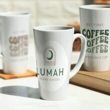 Nhãn dán hình bầu dục tùy chỉnh - Nhãn dán logo cá nhân hóa cho cốc cà phê, gói quà và bao bì thương mại - Giấy chất lượng cao, thiết kế tùy chỉnh, nhãn dán quà tặng sinh nhật, nhãn dán dễ thương, nhãn dán bao bì phù hợp cho các sản phẩm thủ công thương mại và cá nhân, đồ dùng học tập, chuẩn bị năm học mới, tự làm. - trắng - Xem 3