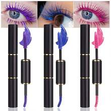 NKTWEAFVDERETAILLLC BONNIE CHOICE 6Pcs Colored Mascara Set For Eyelashes, Red Pink Purple Green White Black Colorful Mascara Waterproof Charming Long Lasting Voluminous Eye Makeup Mother's Day Gifts For Women - (3Pcs-02#Purple&03#Blue&06#Pink) - 查看 1