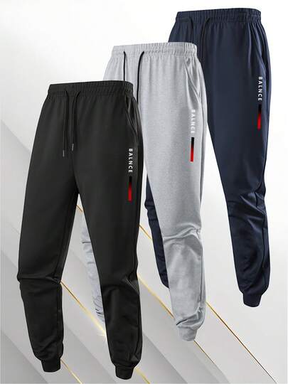Calça Esportiva Casual Masculina, Calça para Corrida Esportiva ao Ar Livre, Outono/Inverno