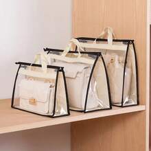 2PCS Handbag Storage Dust-Proof Dust Cover Wardrobe Closet Storage Bag With Zipper - Beige XL - Ver 3