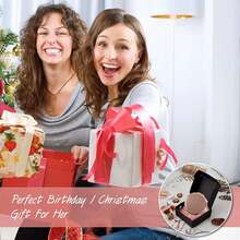 1个圆形双面便携化妆镜，男女通用，可折叠金属材质，口袋大小，方便携带，360度旋转，可爱迷你手持镜，是大学生、旅行者和化妆师的理想之选，也是情人节礼物和圣诞节礼物的绝佳选择。适用于化妆、家居装饰、梳妆台、旅行、卧室等场合，是化妆配件的理想之选。 - 金色 - 查看 6