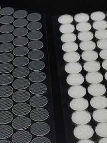 Magical Self-Adhesive Dots, Combining Adhesive Dots And Hook & Loop Dots, Strong Adhesion And No Trace, Ideal For Item Organization & Storage, Hanging Small Items, Sealing, Especially Suitable For DIY, Classroom, Office, Home Sewing And More. (This Product Is In Sheet Form)