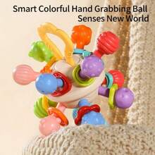 Manhattan Atomic Ball - Colorful Rattle & Grip Training Toy For Youngsters Early Education, Perfect Halloween Gift With Random Tentacle Colors