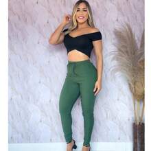 Women's Jogger Pants - Army Green - View 3