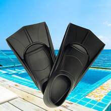 1pc Comfortable Silicone Swim Fins For Teenagers, Suitable For Swimming And Diving, Size Suitable For Beginner Adults, Please Order One Size Up, Beach Essentials, Beach Accessories, Pool Float