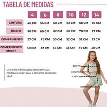 Conjunto Moda Luxo Menina Cropped Infantil Blogueirinha Foto Modelo Social Estilo Festa Natal Ano Novo Presente Sofisticado Menina Chique Luxuosa Alcinha Festinha - Pink - Visão 7