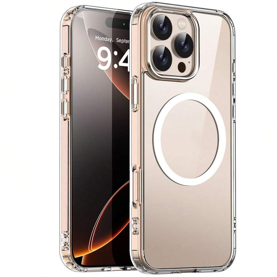 Magnetic Clear Case For IPhone 16 Pro Max Clear Case For IPhone 16 Pro Clear Case For IPhone 16 Plus Clear Case For IPhone 16 Clear Case Shockproof Phone Anti-Yellowing Clear Cover - Trong sáng - Xem 1