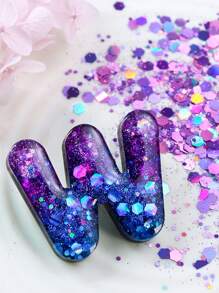 (4 sacs/set 10g/sac) Ensemble de paillettes en résine holographique mélangées, paillettes épaisses scintillantes, poudre pigmentaire pour résine époxy, pour artisanat DIY, bijoux