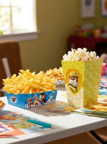 Paw Patrol Paw Patrol Themen Popcorneimer, Verpackungseimer, Popcornbox, Snackbox, Verpackungsbox, Faltbox, Pommes Box, Feierlichkeiten Themen Essensbox, Weihnachten, Erntedankfest, Halloween, Schulstart, Abschlussfeier, Tagungsausstattung