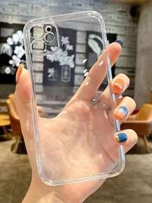 Straight Transparent Micro-Hole Minimalist Shockproof Thick Phone Case, Compatible With Iphone 15/IP16 PROMAX XR /7/8 IPhone 15Promax/12PROMAX/13PROMAX/14PROMAX 13 14 11 12p14pro 11soft Shell P12 Anti-Drop XS.XR /78P.78GES2, Fit For A134G A22 A21S A514G A52 S22 ULTRA A335G, Fit For Redmi 10 Redmi Note 114G Redmi 11Lite A53tpuA14 /A23/S23ULTRA S24 A14 A15 S23 A73, Redmi Phone Case Waterproof Scratch Resistant