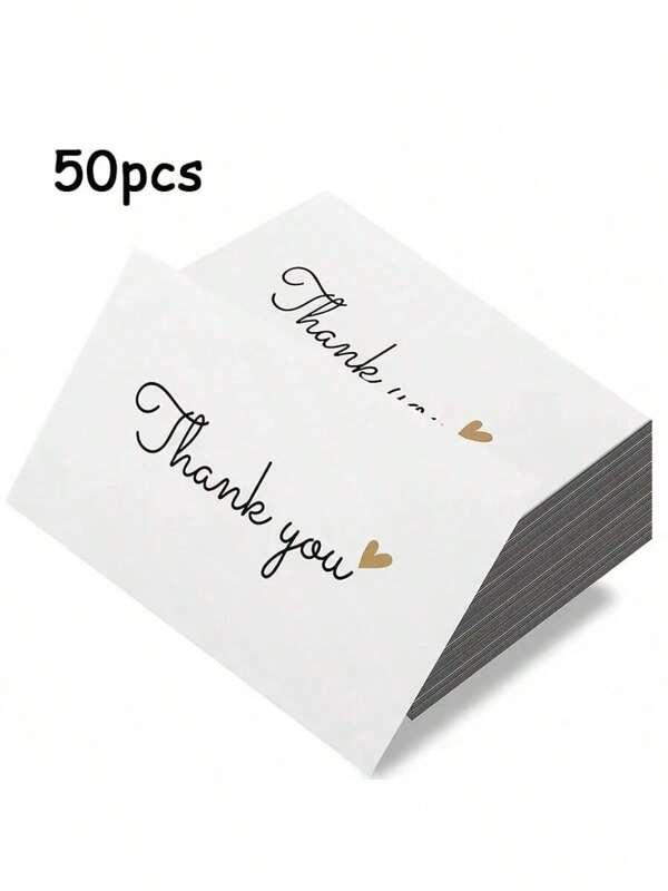 40 cartões brilhantes de agradecimento, em inglês, ideais para aniversários, casamentos, pequenas empresas e embalagens de lojas online, todas as ocasiões, 3,5 x 2,1 polegadas