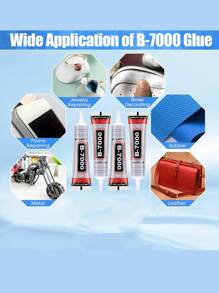 1pc B7000 Jewelry Adhesive Glue - Waterproof Metal Bonding Tube With Fine Needle Tip - DIY Handcraft Pearl Gemstone Setting - Durable, Flexible Liquid White Glue For Crafting And Jewelry Repair