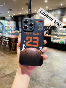 1 件黑色 TPU 可定制手机壳，带文字、字母、图案设计，防震，兼容苹果/配套/挂绳/腕带/趣味/安卓/OPPO 手机