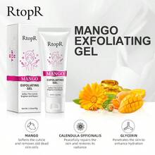 Herbal Extract Face Exfoliating Gel, Brightens Complexion, Removes Dead Skin, Leaves Skin Refreshed And Non-Drying, Suitable For Whole Body (Mango/Matcha Available) - Clear - View 2