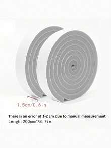 1/2/3卷门窗密封条自粘隔热泡沫胶带海绵门缝隔音防尘防风塑钢窗自粘型隔音门窗泡沫隔音排除器 - 彩色 - 查看 9