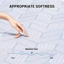 Twin,Twin XL,Full,Queen 5" 6" Cooling Gel Memory Foam Mattress For Pressure Relief,Medium Firm,In A Box - Màu xanh lam - Xem 10