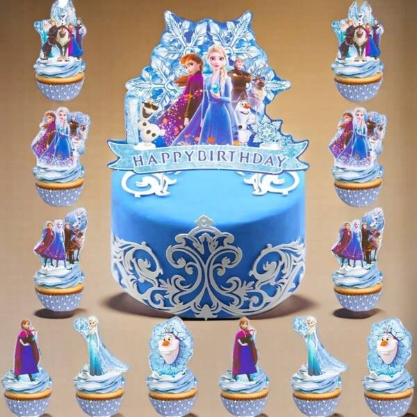 Disney Frozen Elisa Cake Decorations Toppers For Children Birthday Cake