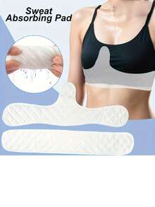 1/3/5pcs Reusable Sweat Absorbing Pads - Designed Specifically For Sports Bras, Made Of Breathable Mesh Fabric, Washable, Suitable For Fitness, Running, Yoga - Comfortable, Fitting And Durable