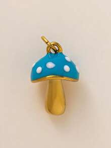 1 件时尚精致不锈钢飞机恐龙钱包蛋蜡烛吊坠，镀 18K 金，不易氧化，适合 DIY 创意项链、手链、耳环、包链、钥匙扣和创意吊坠，适合妻子、母亲和女友日常佩戴