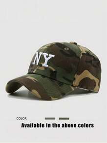 1 pieza Gorra de béisbol desgastada de NY, visera ajustable para exteriores para primavera y otoño, viajes, playa, estilo Y2K para jóvenes