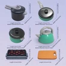 圣诞装饰儿童角色扮演模拟厨房用具套装玩具，高压锅，电磁炉，切水果，男孩和女孩玩具，儿童玩具，厨房玩具，女孩玩具，儿童玩具，厨房玩具，女孩玩具，玩具，女孩玩具，儿童玩具