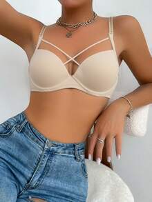 4 piezas Sujetadores sexys para mujer - Multicolor - Ver 4