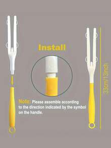 1/3 10 /11 包（不含替换装）除尘器手柄，易于清洁 - 与除尘器兼容，非常适合家庭在客厅、卧室、厨房使用，无需电池或电力