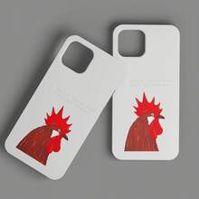 Funda para teléfono, 1 unidad, de silicona blanca, cobertura total, antideslizante, tacto suave - Compatible con phone 16 Pro/15/14/13/12/11. - Blanco - Ver 5