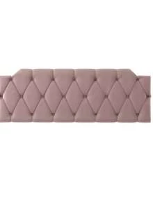 Kelly Box Upholstered Headboard Panel Queen Bedroom 1.40 Suspended Padded Luxury Pink - PC MÓVEIS - 乾枯玫瑰色 - 查看 1