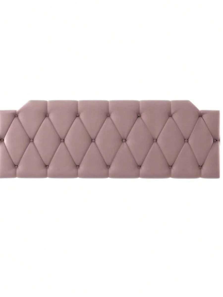 Kelly Box Upholstered Headboard Panel Queen Bedroom 1.40 Suspended Padded Luxury Pink - PC MÓVEIS - 乾枯玫瑰色 - 查看 1