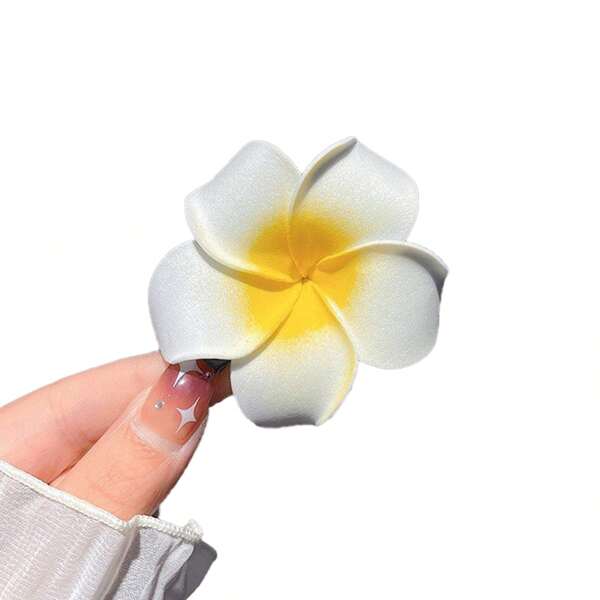 4pcs Hawaii Hibiscus Flower Hair Clips, Bohemian Style Hairpin For Women, Wedding Party Beach Holiday